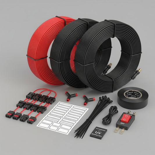Kit de Cableado Solar – Para 4 Paneles